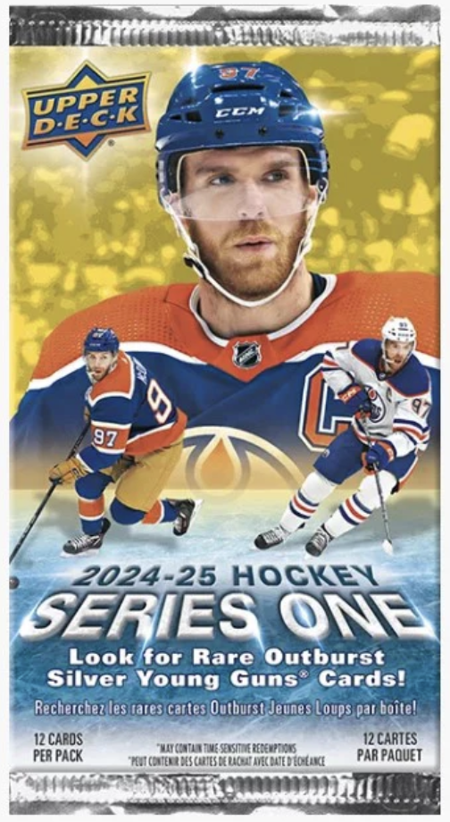 2024-25 Upper Deck Series One Individual Pack ( 12 cards ) — CCM AUSTRALIA
