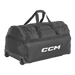 black wheely hockey bag