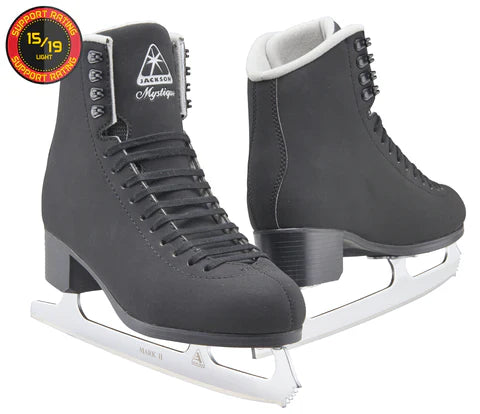 Black figure skates