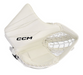 White ccm goalie glove