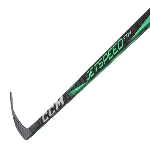 black and green hockey stick