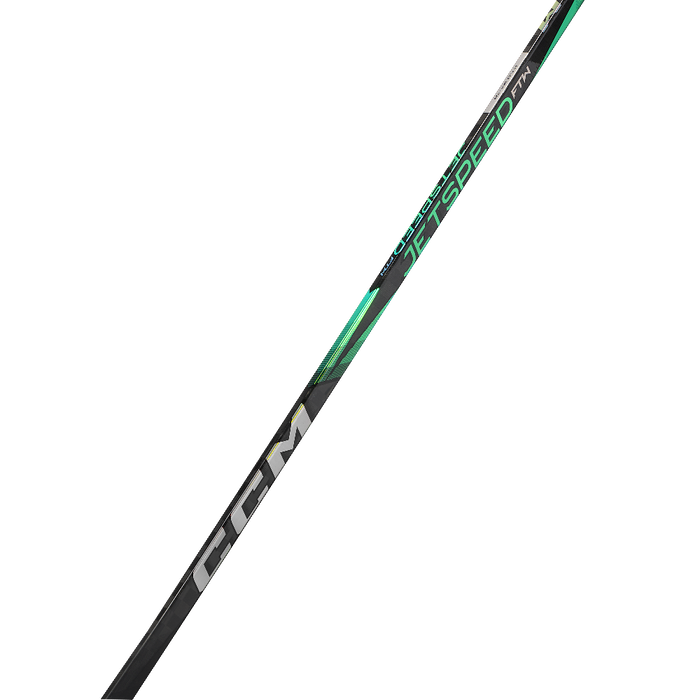 black and green hockey stick
