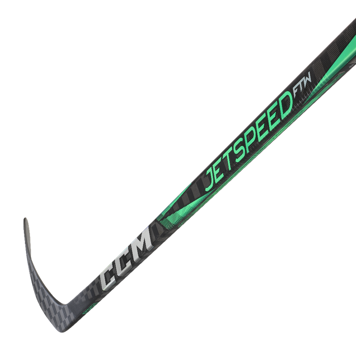 black and green hockey stick