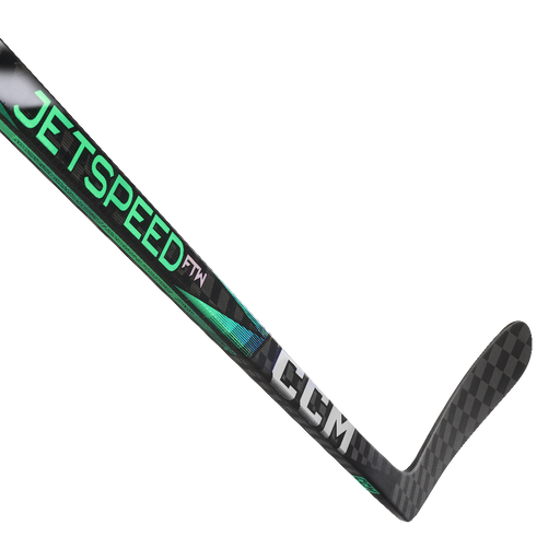 black and green hockey stick