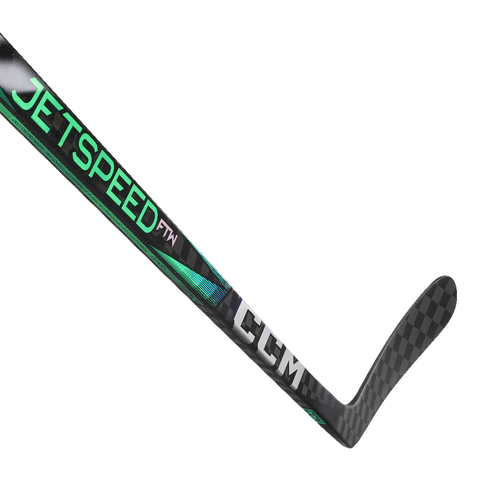 black and green hockey stick