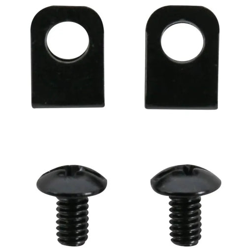 black helmet clips and screws