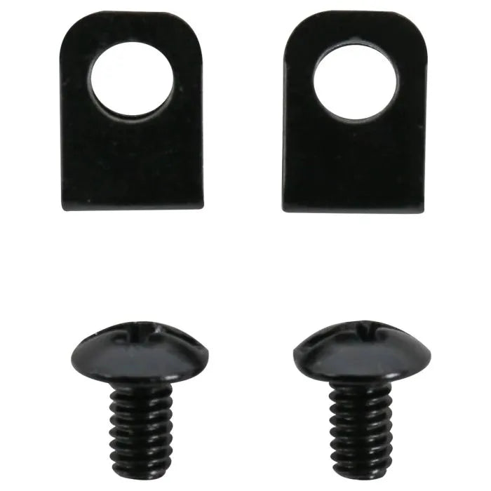 black helmet clips and screws