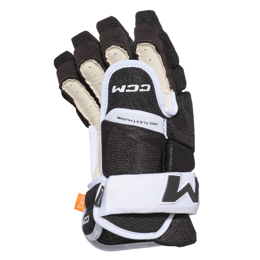 black and white ccm glove