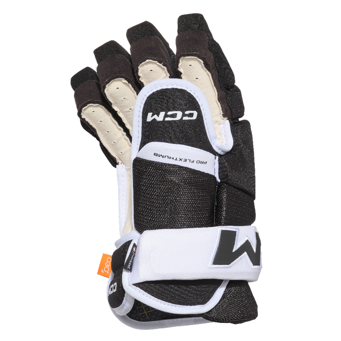 black and white ccm glove