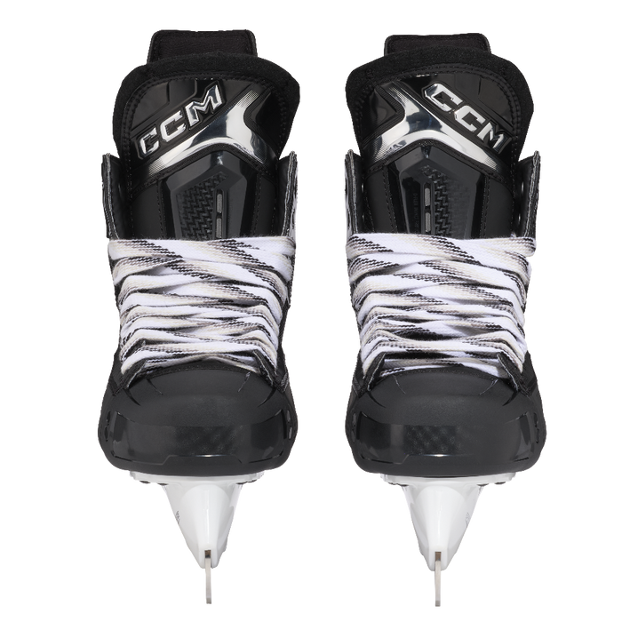 black ccm skates with black accents