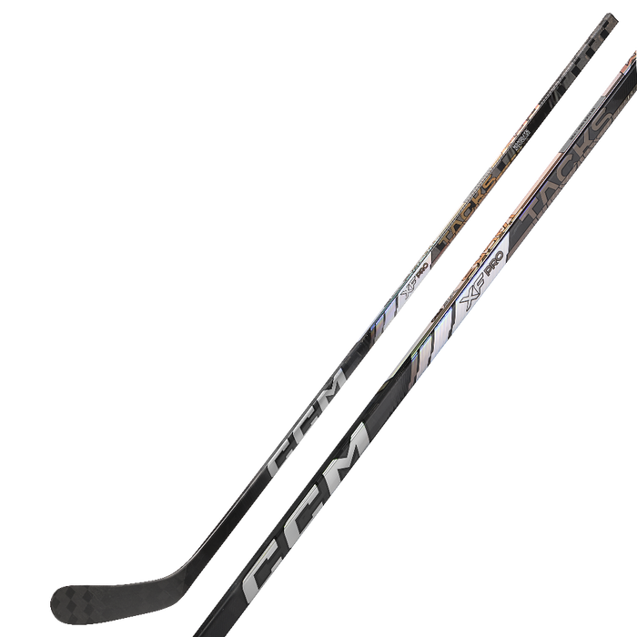 black and white hockey stick