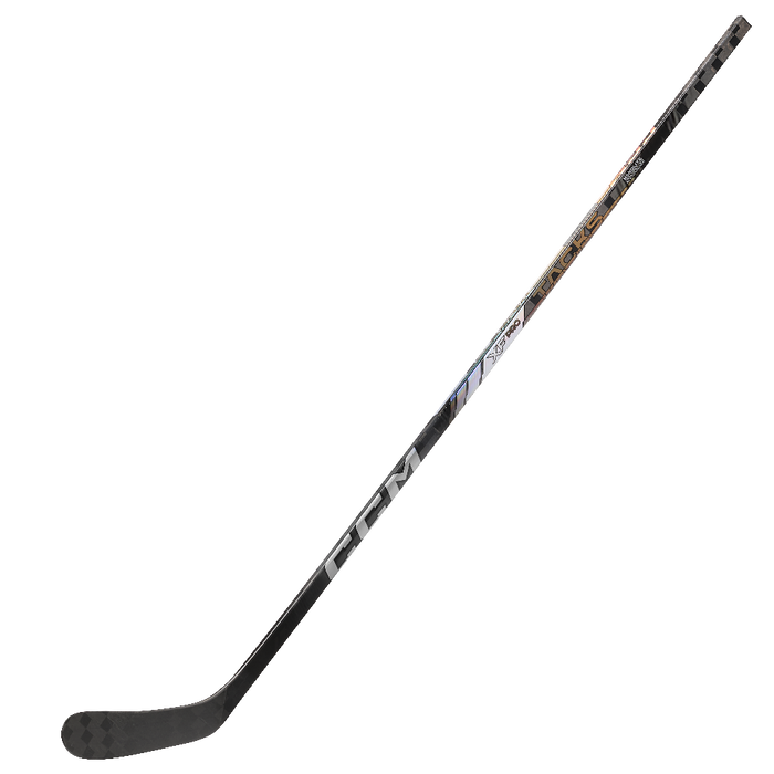 black and white hockey stick