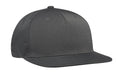grey flat brim hat