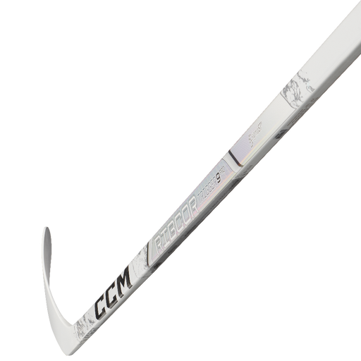White ccm hockey stick