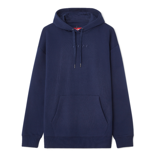 navy blue ccm hoodie