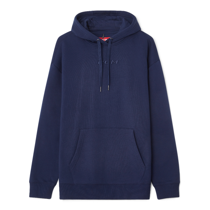 navy blue ccm hoodie