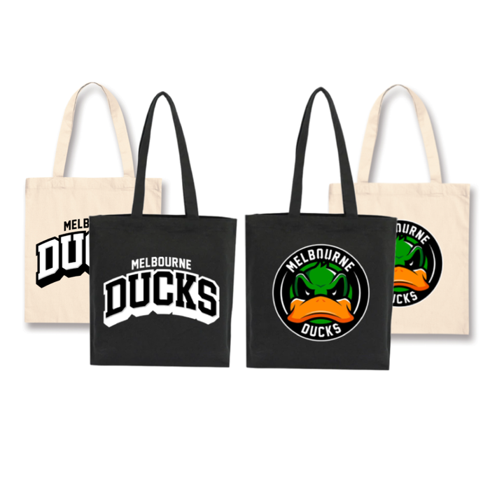 Melbourne Ducks tote bag