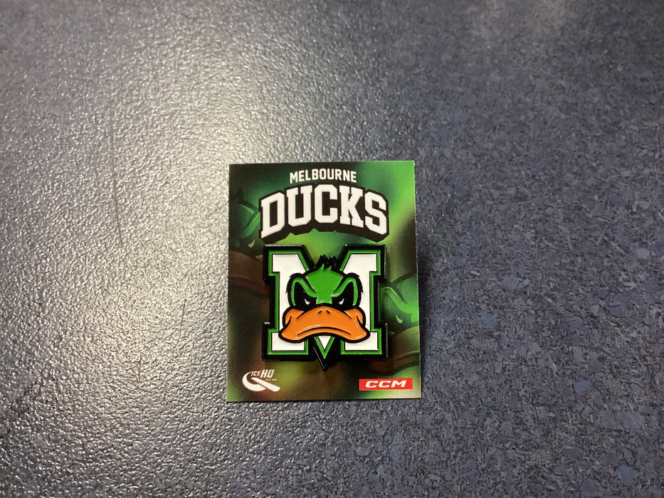Metal Ducks logo pin