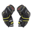 black elbow pads with yellow detail