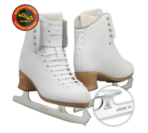 white jackson figure skates