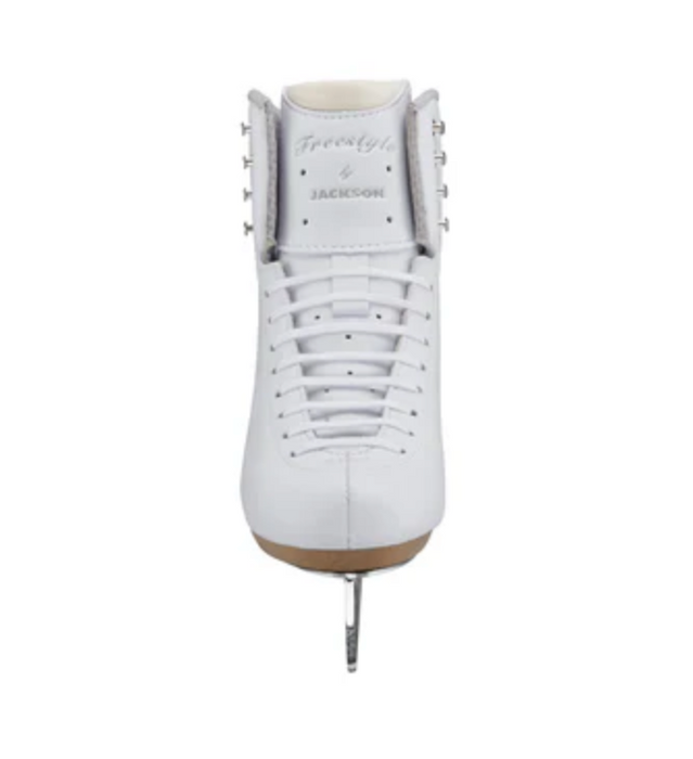 White jackson figure skate front