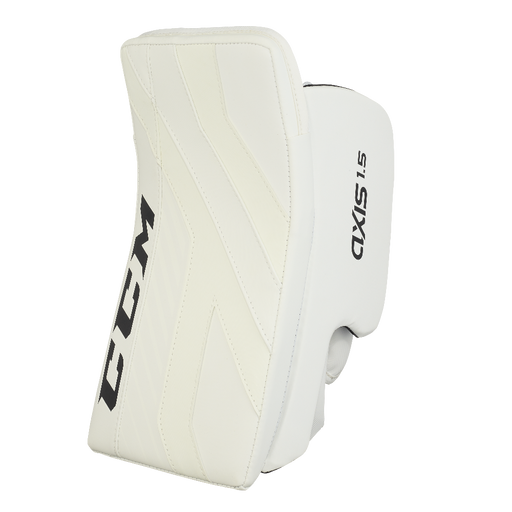 White goalie blocker