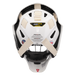 white goalie helmet