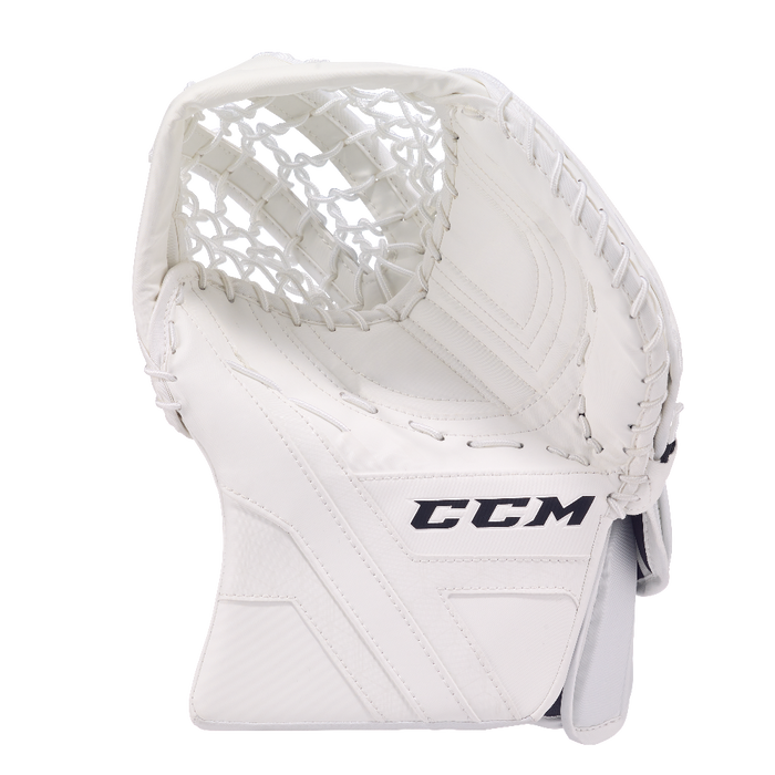 White goalie glove