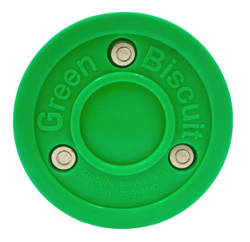 Green Biscuit off ice puck