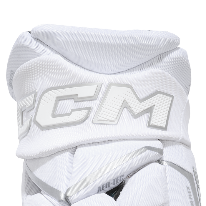 CCM Glove Jetspeed FT8 Pro White - Junior