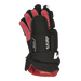 Black hockey glove with red lining