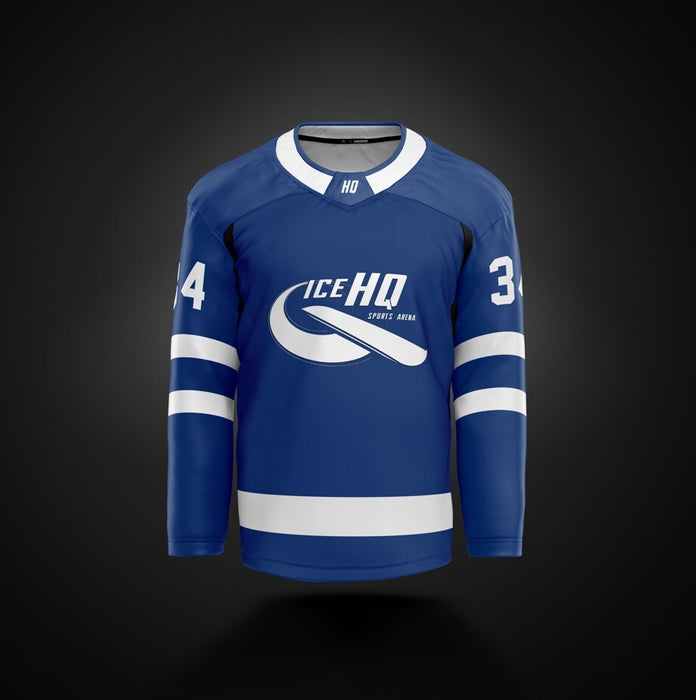 blue HQ Custom Jersey