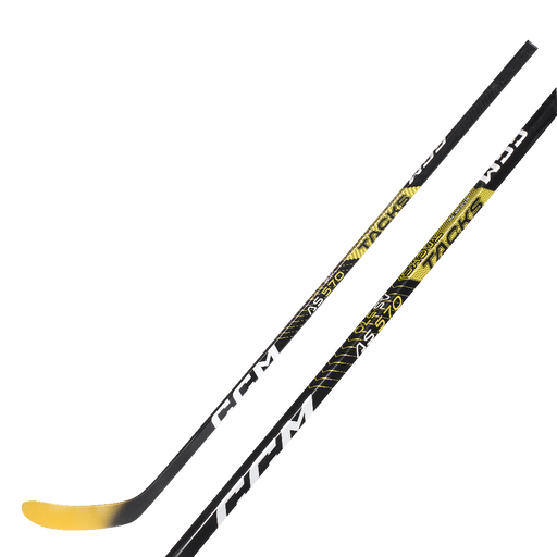 Black stick with yellow blade and details