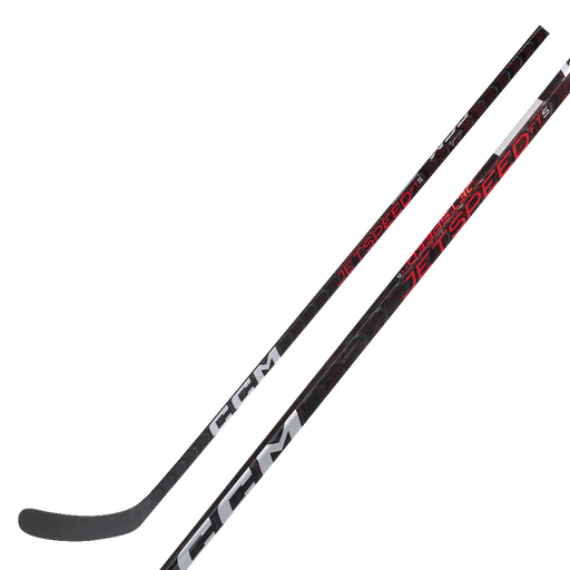 black stick with red text and details