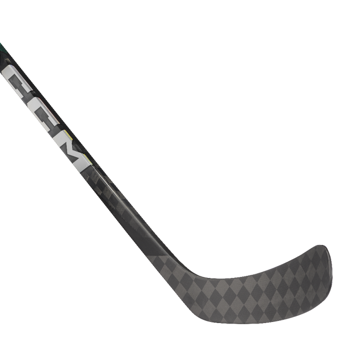 Black hockey stick blade
