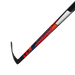 Black stick with red detail and blue highlights