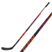 Black stick with red detail and blue highlights