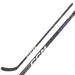black stick with purple text