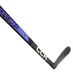 Black hockey stick with purple details