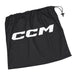 black helmet bag with white ccm logo