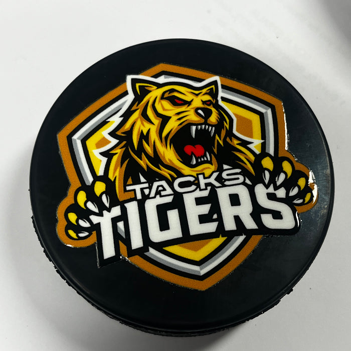 Tacks Tigers Puck