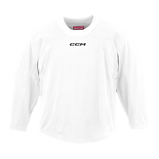 White ccm practice jersey