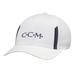 White ccm golf cap