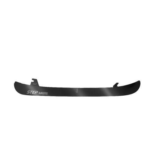 Black step steel skate blade
