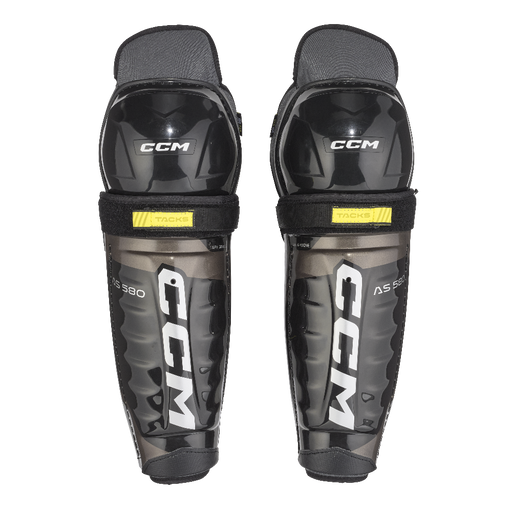 Black shin pads