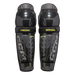 Black shin pads with yellow accents