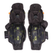 Black shin pads with yellow accents