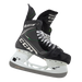Black skates, with small green features. White laces and black lining