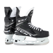 Black skates, with small green features. White laces and black lining