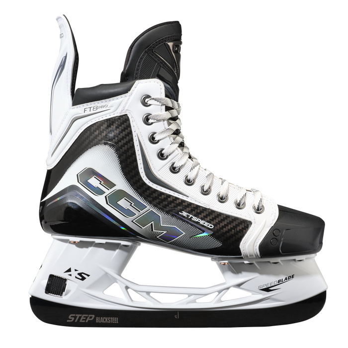 CCM Jetspeed FT8 Pro Skates White Edition - Senior
